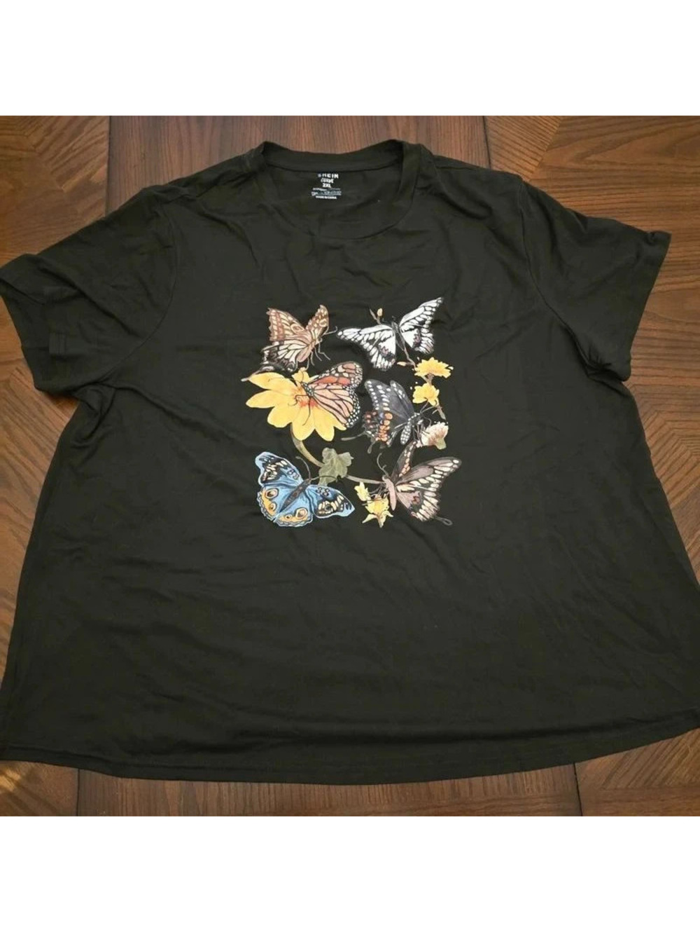 Woman's shein butterfly tshirt